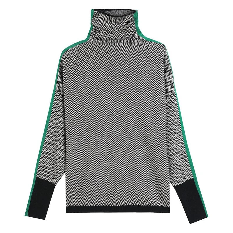 Julia - Jersey de cuello alto