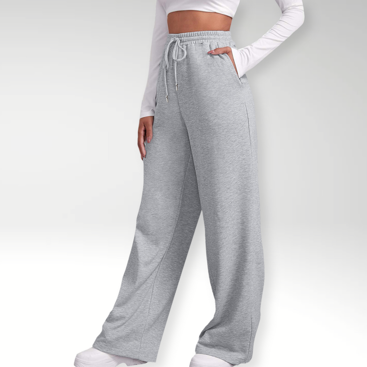 Pantalones jogger de pierna larga y corte casual