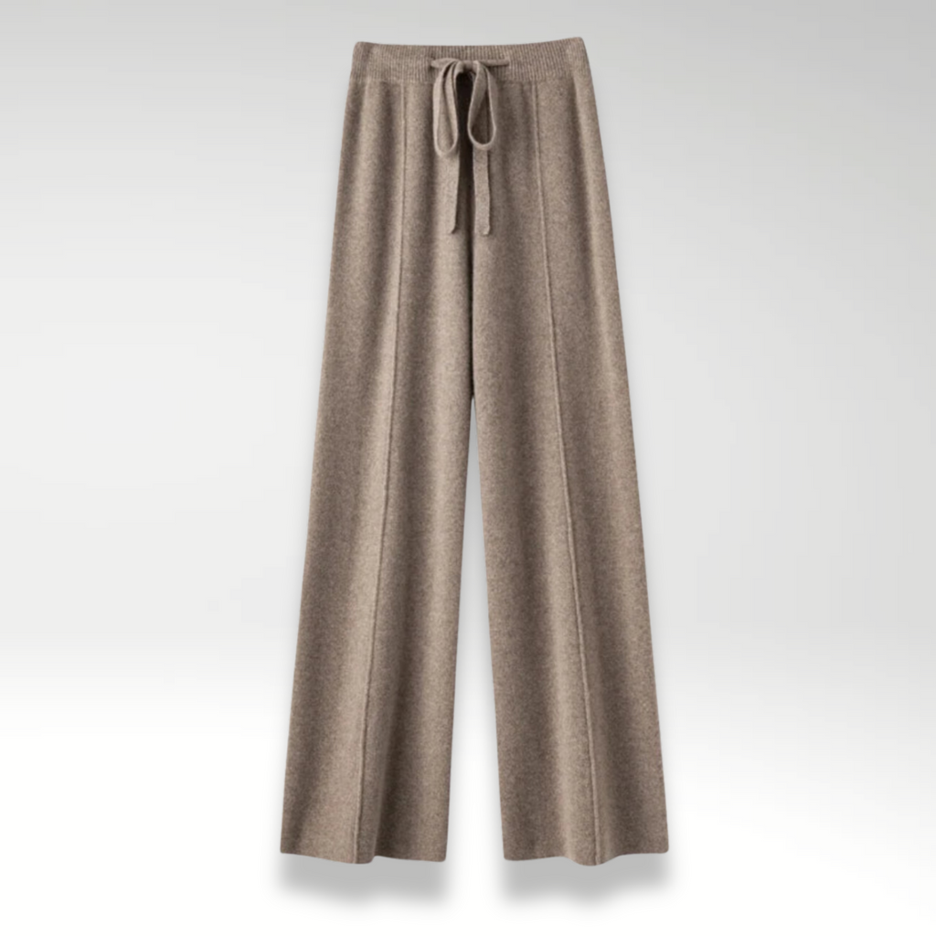 Pantalones Anchos de Lana Merino