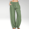 Pantalones cómodos de pierna ancha