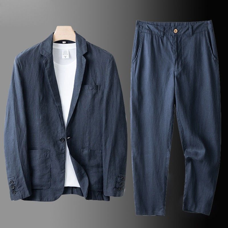 Conjunto de traje de lino