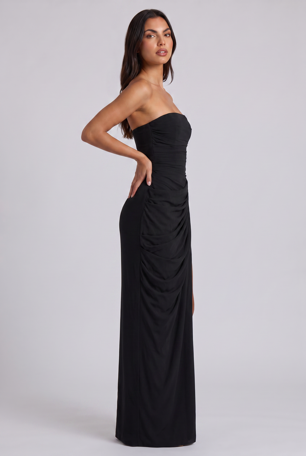 Victoria - Vestido elegante sin tirantes