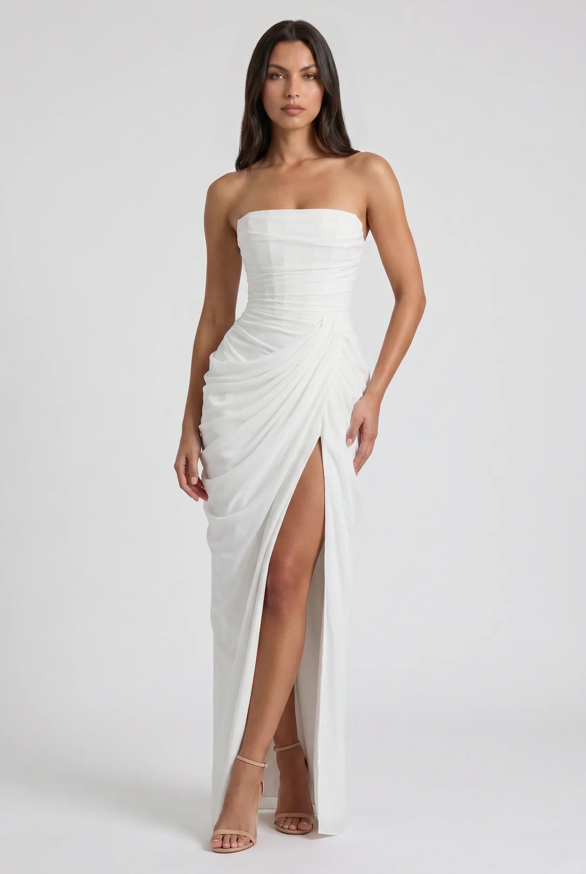 Victoria - Vestido elegante sin tirantes