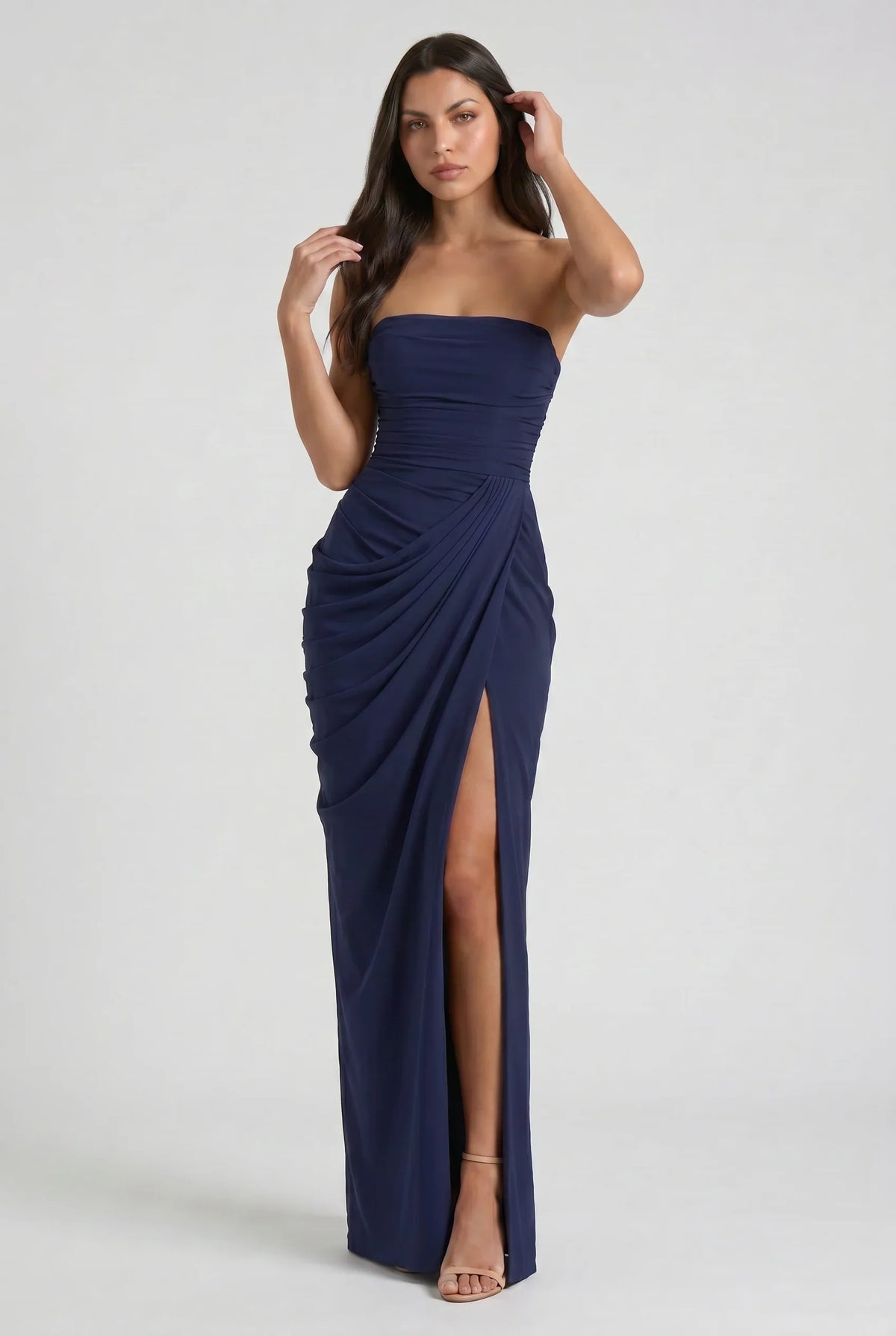 Victoria - Vestido elegante sin tirantes