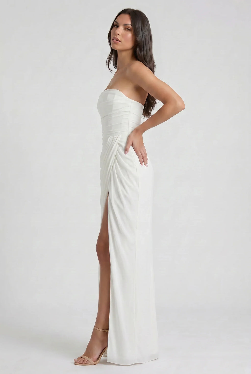 Victoria - Vestido elegante sin tirantes