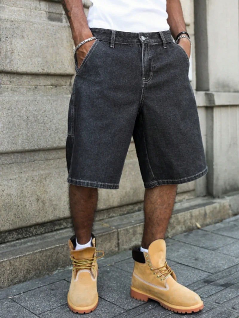 Pantalones cortos vaqueros holgados