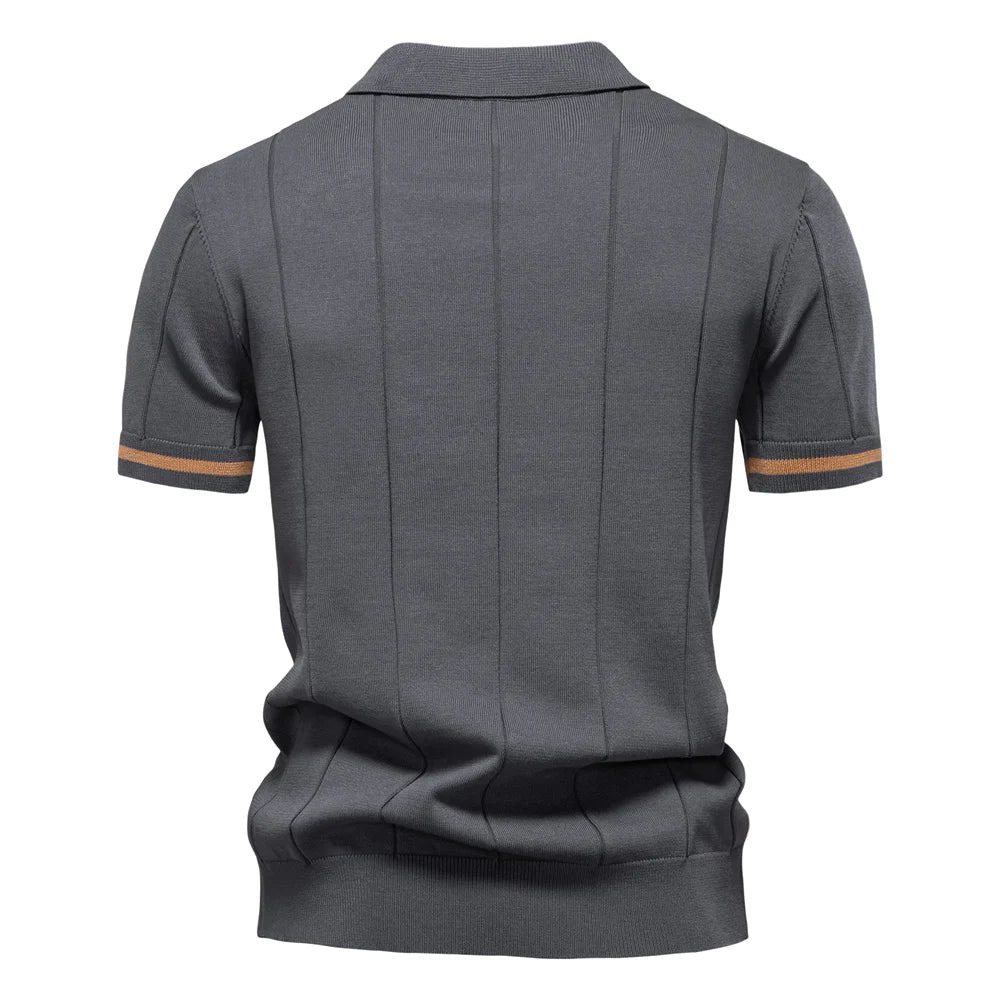 Polo Hudson con cremallera