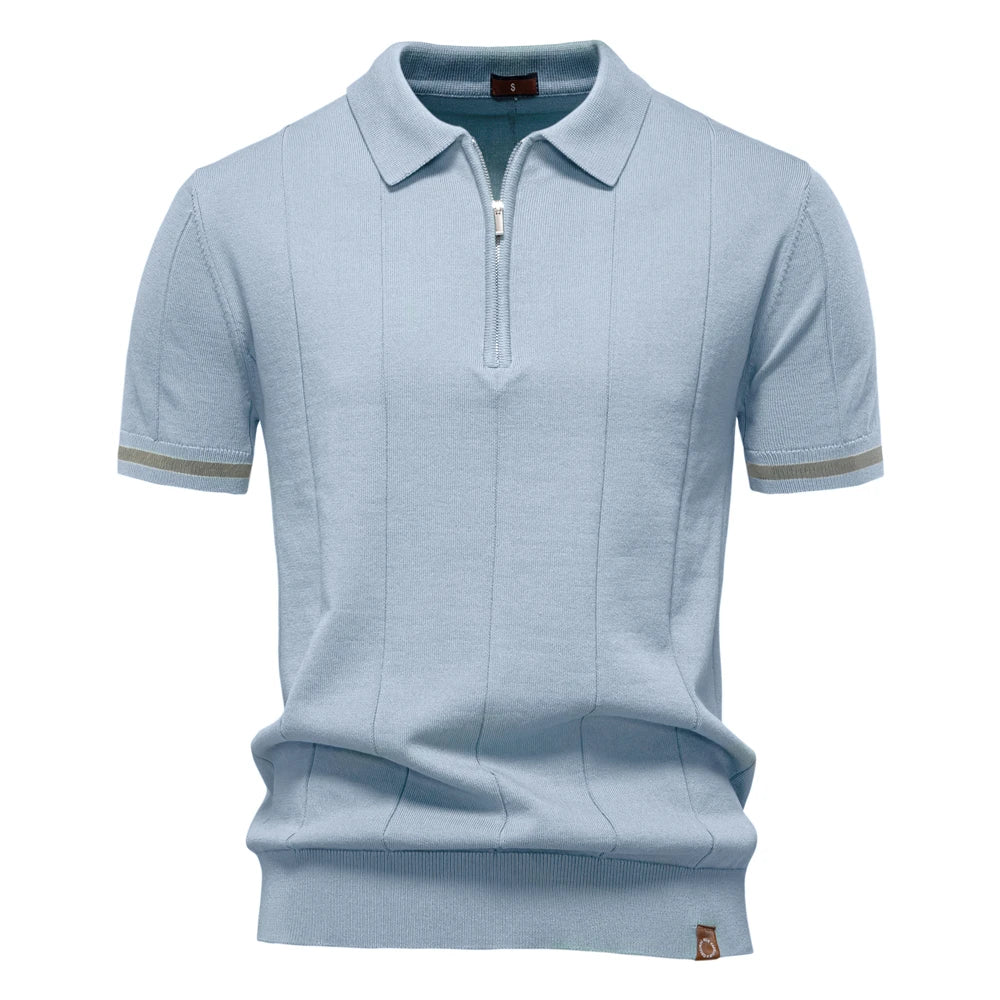 Polo Hudson con cremallera