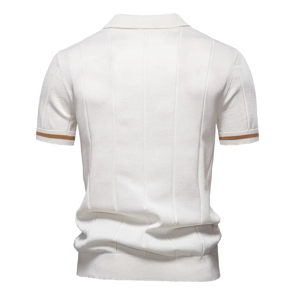 Polo Hudson con cremallera