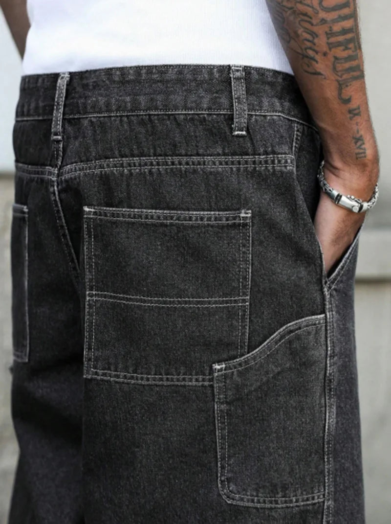 Pantalones cortos vaqueros holgados