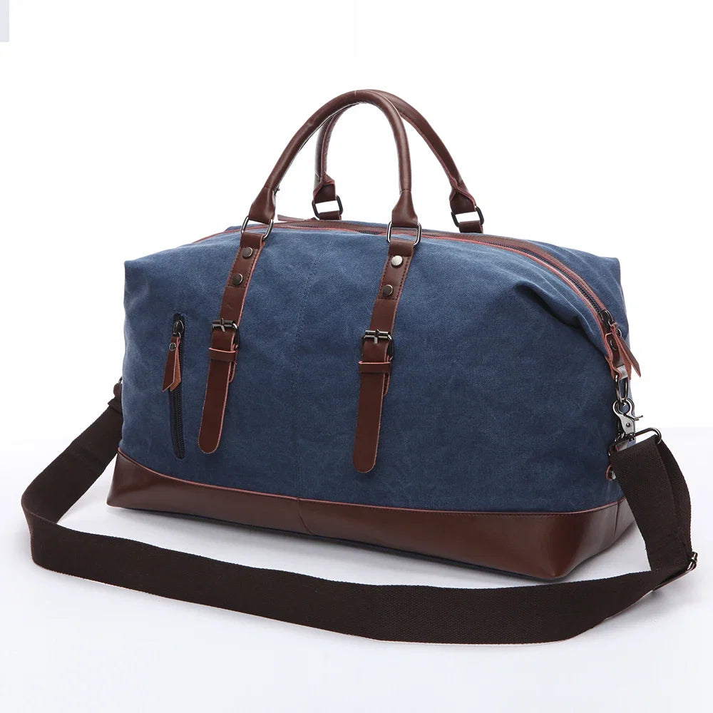 Bolsa de viaje tipo duffel de lona