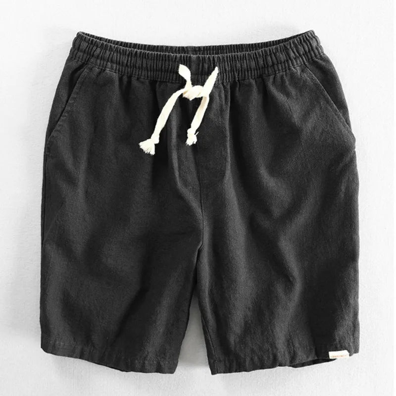 Pantalones cortos de lino