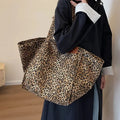 Bolso con estampado de leopardo