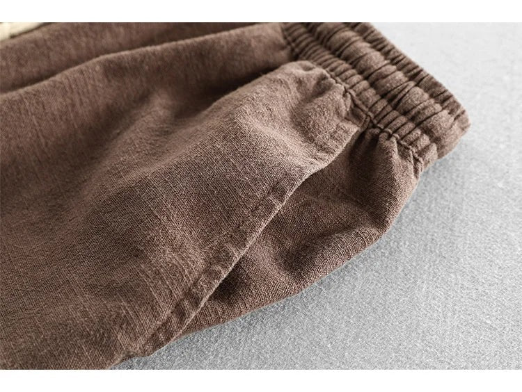 Pantalones cortos de lino