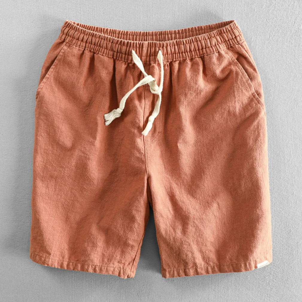 Pantalones cortos de lino