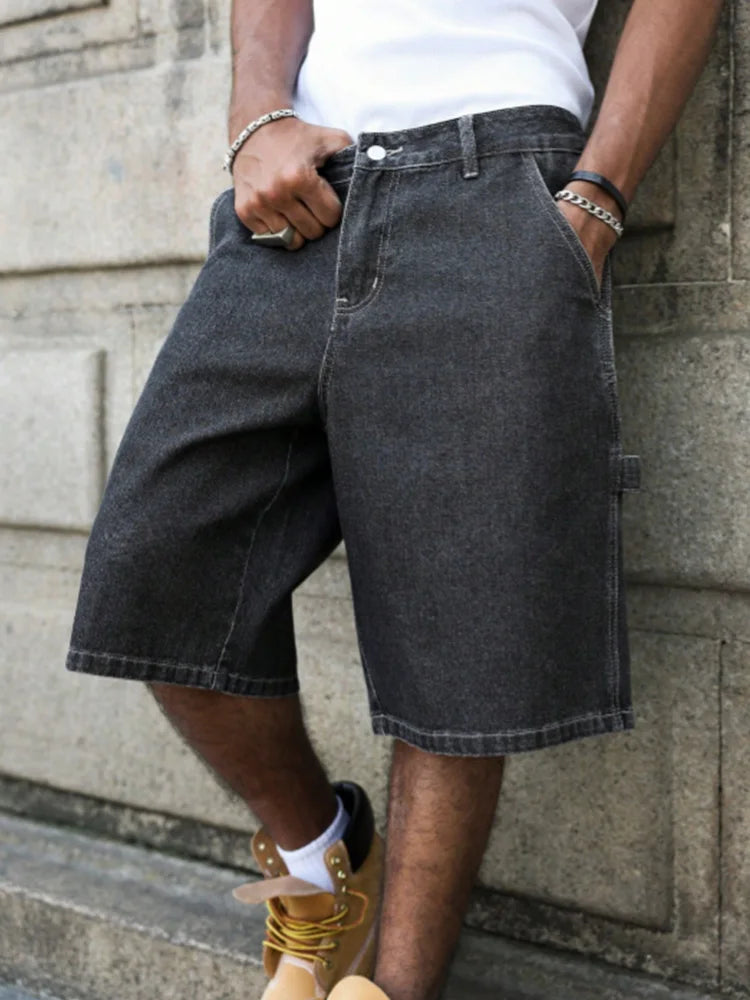 Pantalones cortos vaqueros holgados