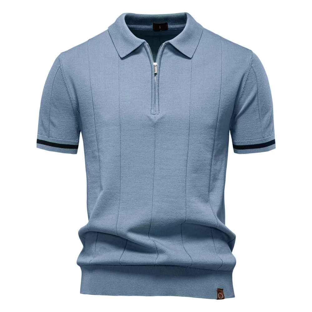 Polo Hudson con cremallera