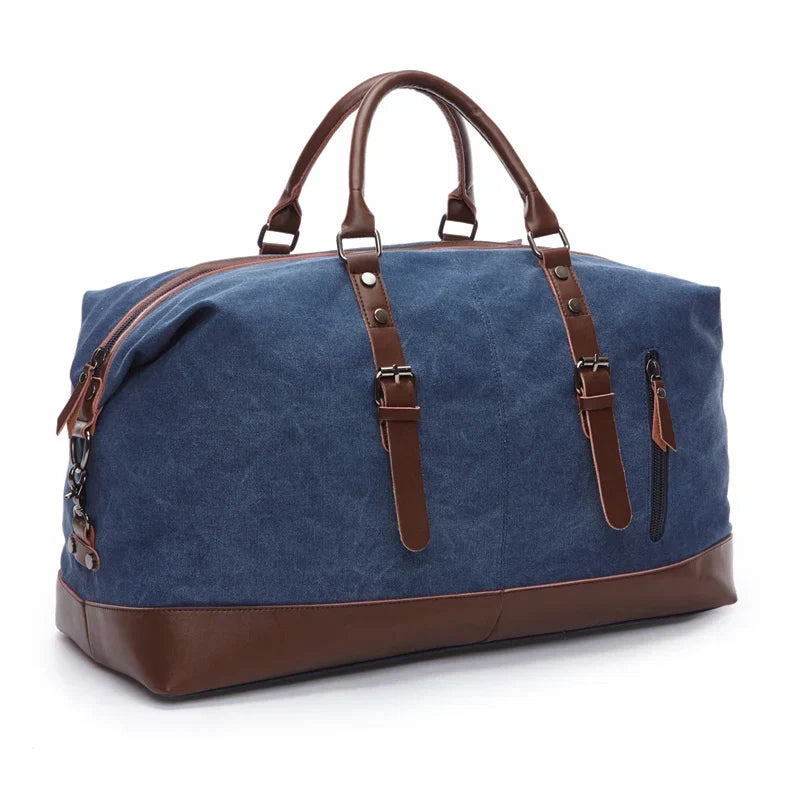 Bolsa de viaje tipo duffel de lona