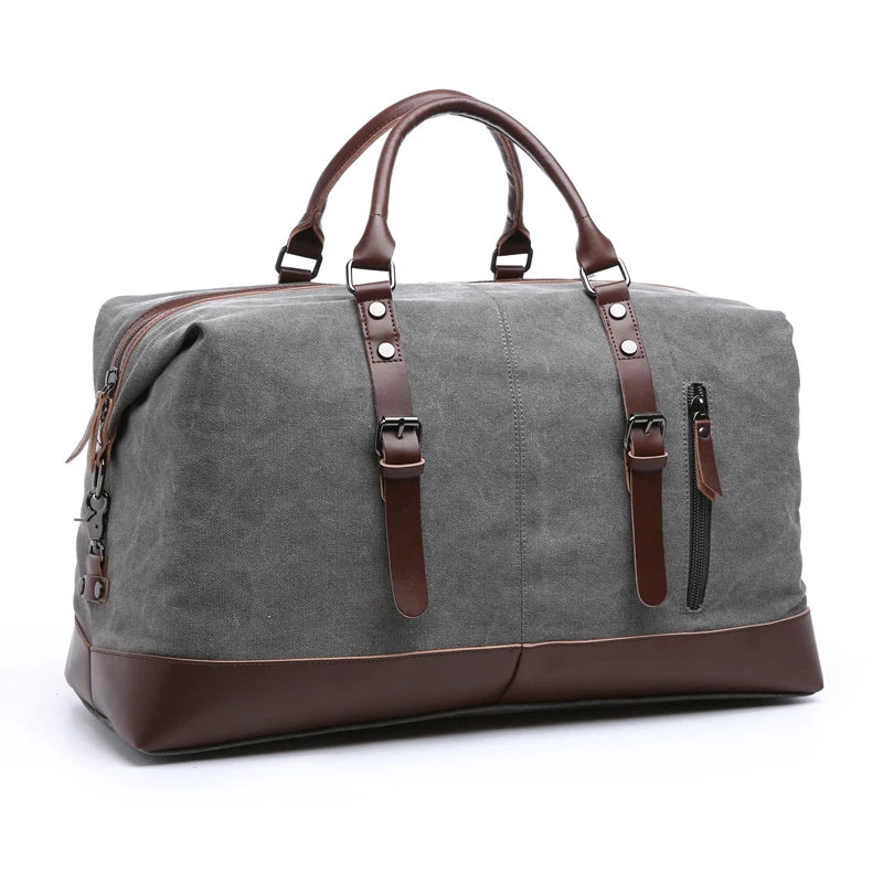 Bolsa de viaje tipo duffel de lona