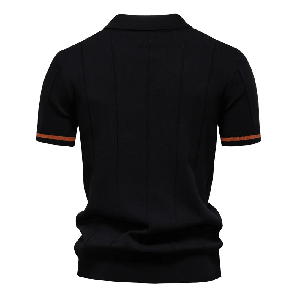 Polo Hudson con cremallera