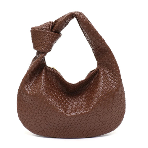 Bolso de cuero vegano trenzado