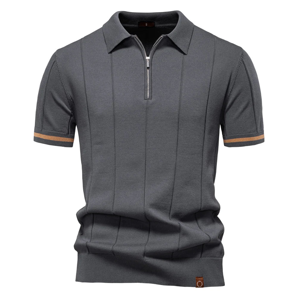 Polo Hudson con cremallera