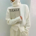 Jersey de cuello alto liso