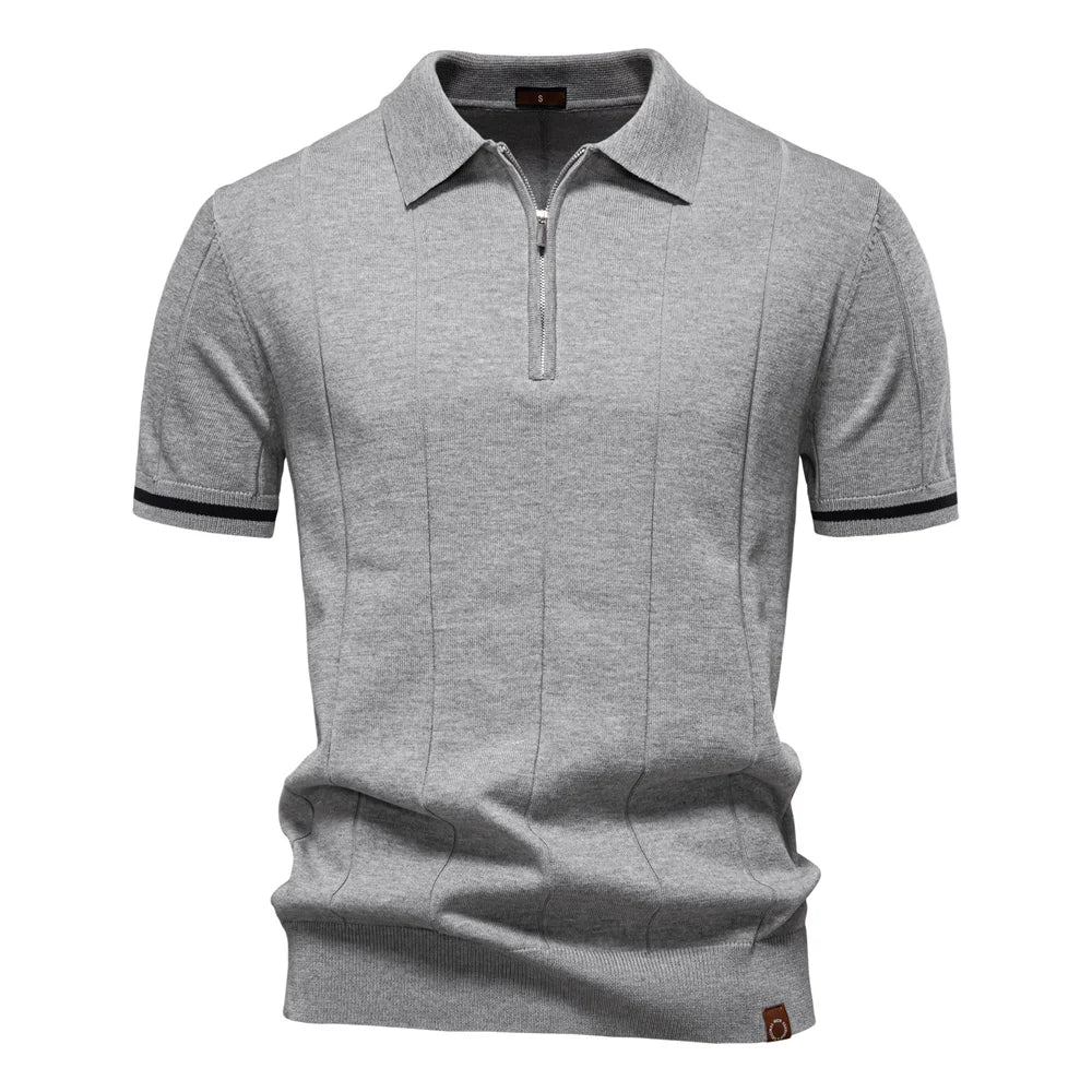 Polo Hudson con cremallera