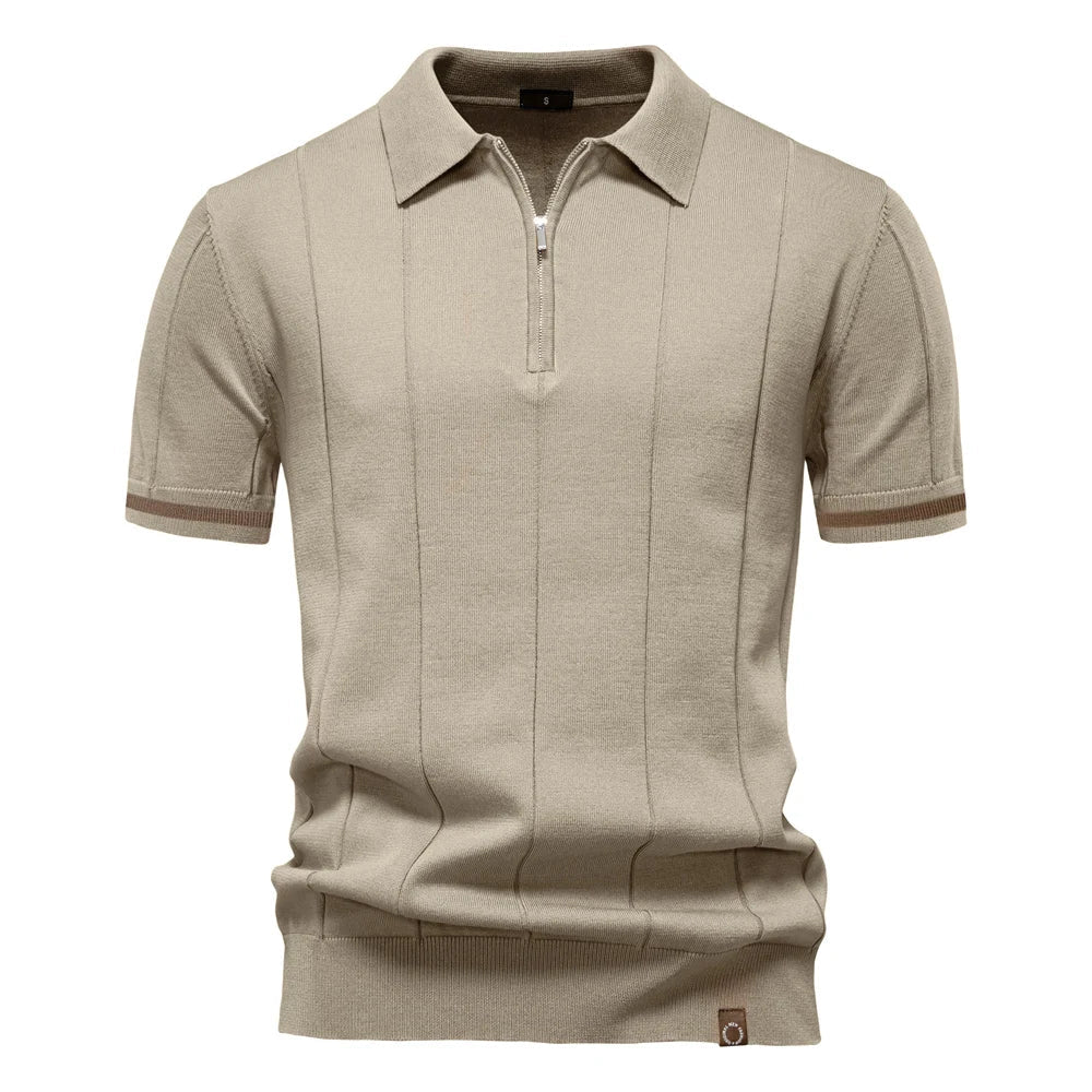 Polo Hudson con cremallera