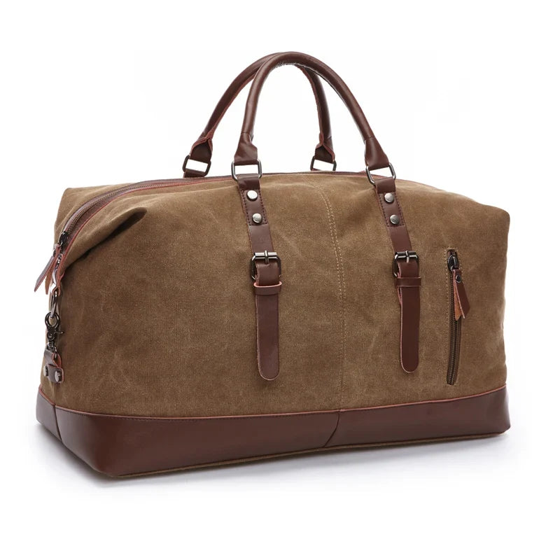 Bolsa de viaje tipo duffel de lona