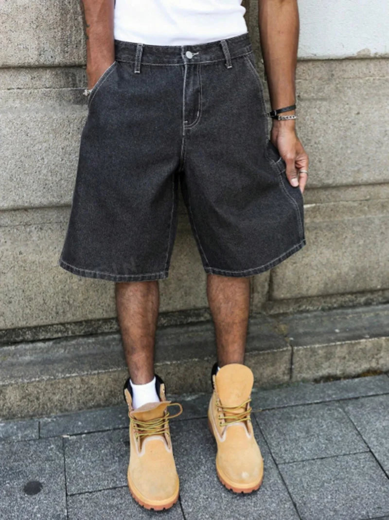 Pantalones cortos vaqueros holgados
