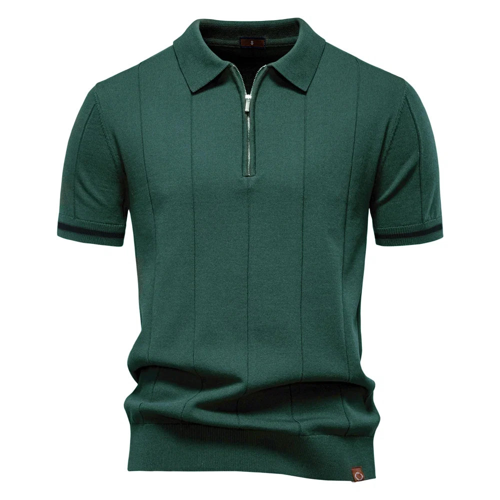 Polo Hudson con cremallera