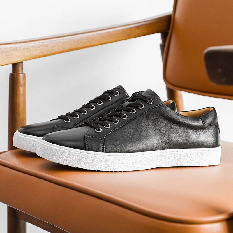 Bravo - Zapatos negros de piel