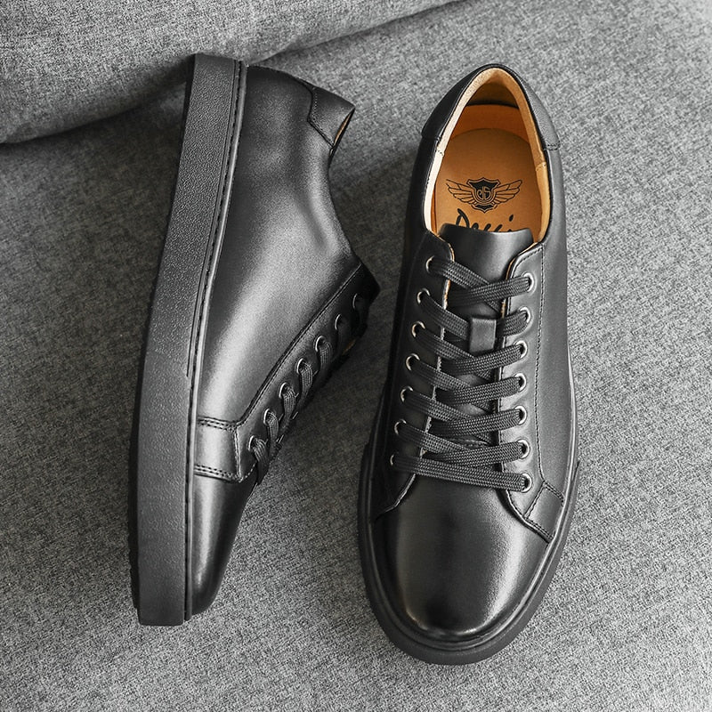 Bravo - Zapatos negros de piel