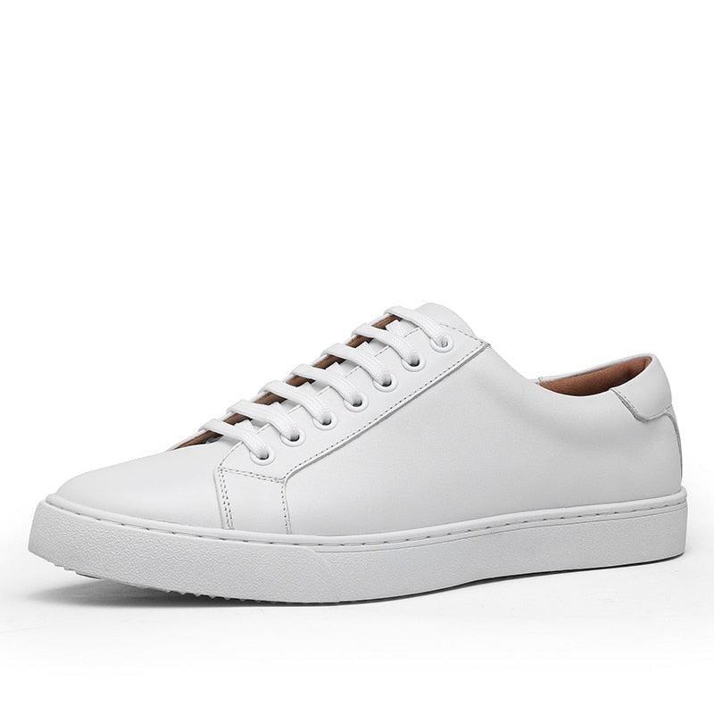 Alessandro - Zapatos blancos de piel