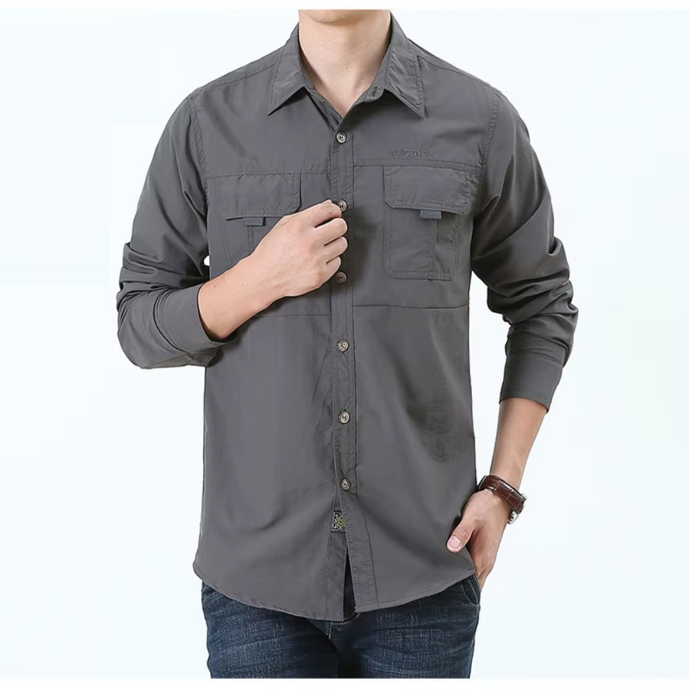 Camisa táctica con botones