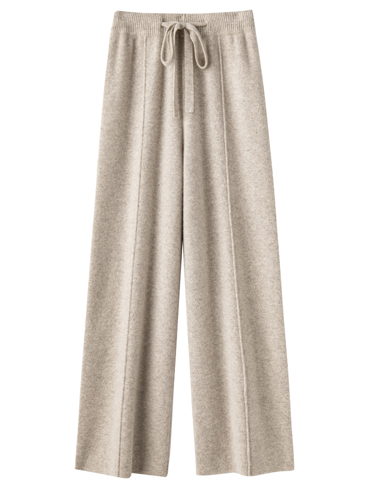 Pantalones Anchos de Lana Merino